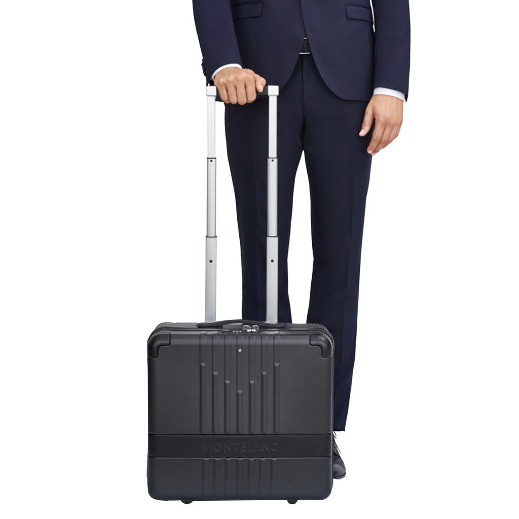 Montblanc Leather Trolley Business Black — view 4