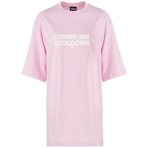 Comme Des Fuckdown Cotton Dress T-Shirt Over