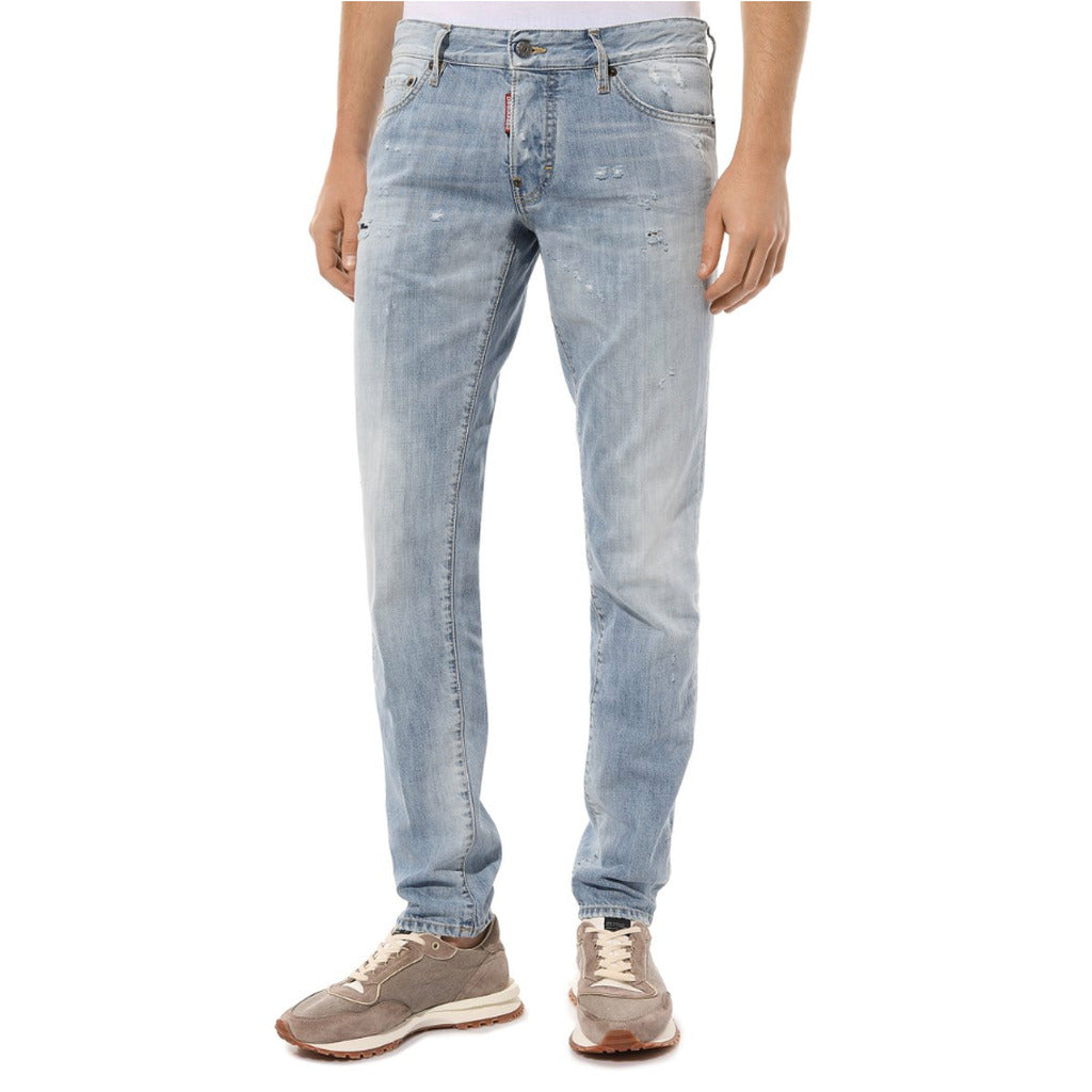 Dsquared2 Cotton Slim Jean Blue — view 3
