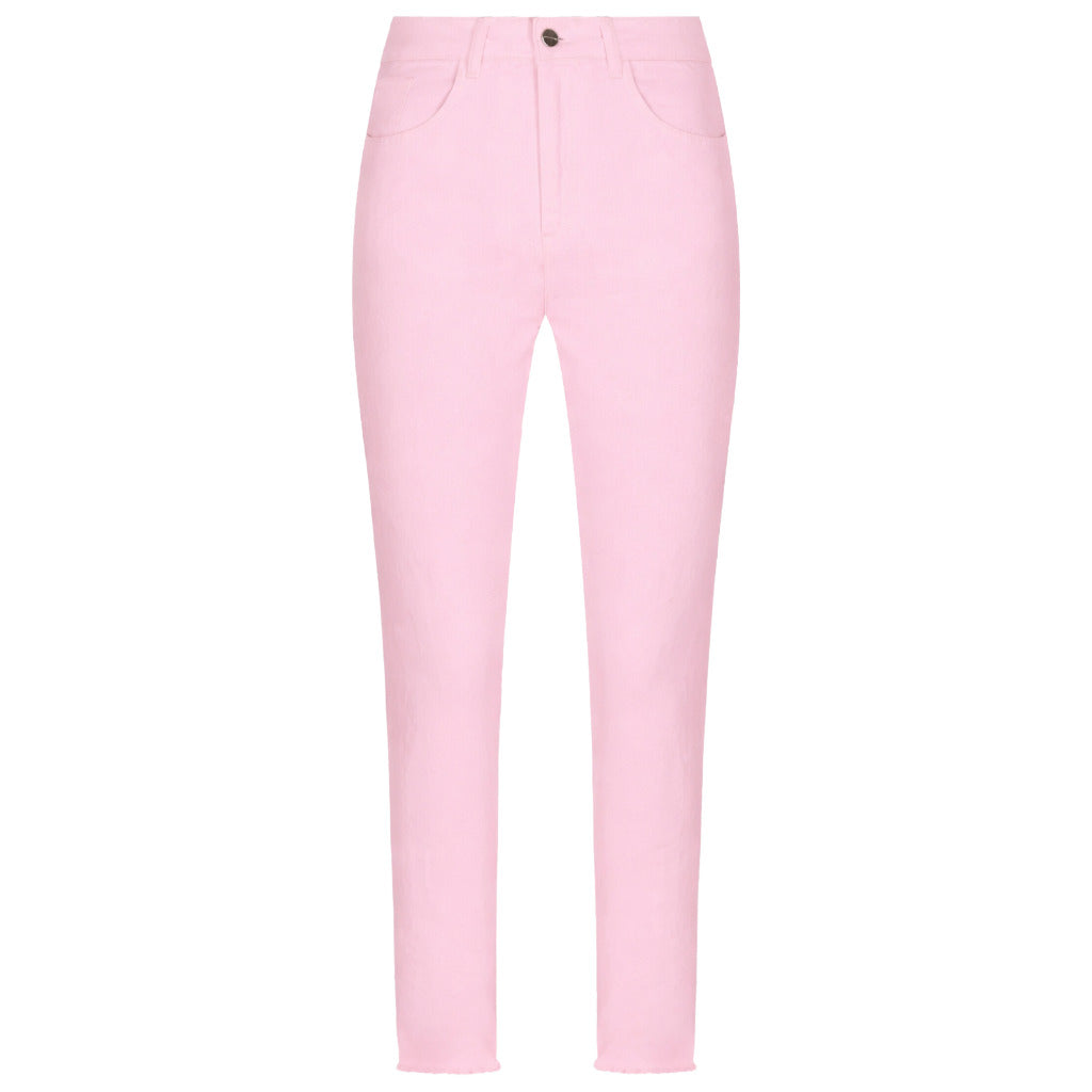 Hinnominate Cotton Trousers Pink — view 2