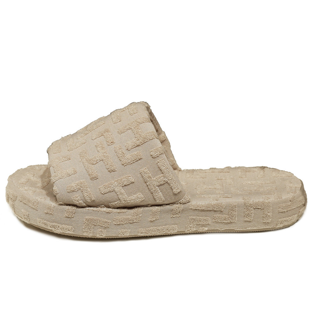 Hinnominate Cotton Ciabatta Flat In Spugna — view 3