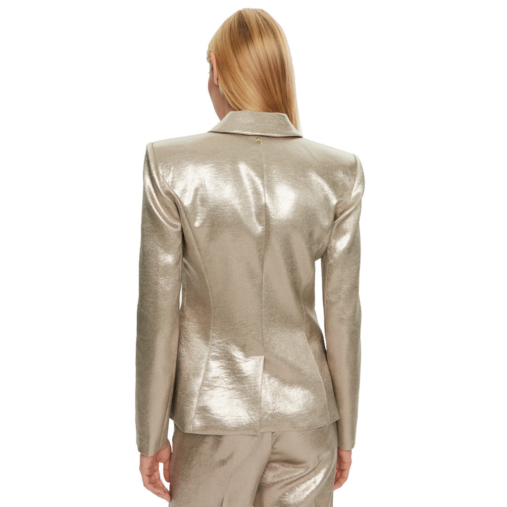 Patrizia Pepe Jacket Metal Gold — view 3