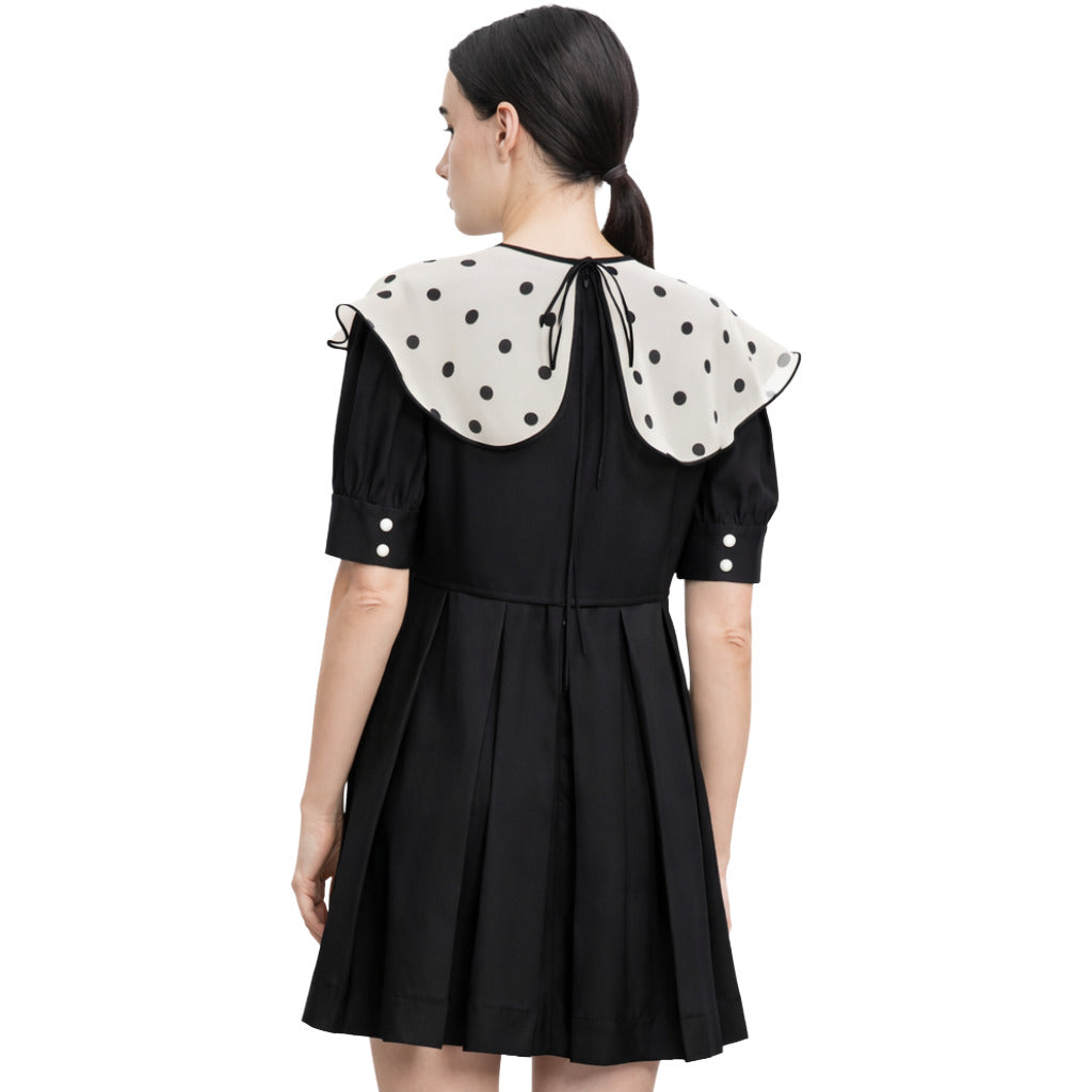 Valentino Garavani Silk Dress Black — view 3