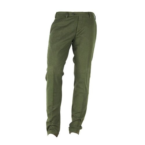 100% Milano Cotton Trousers Green