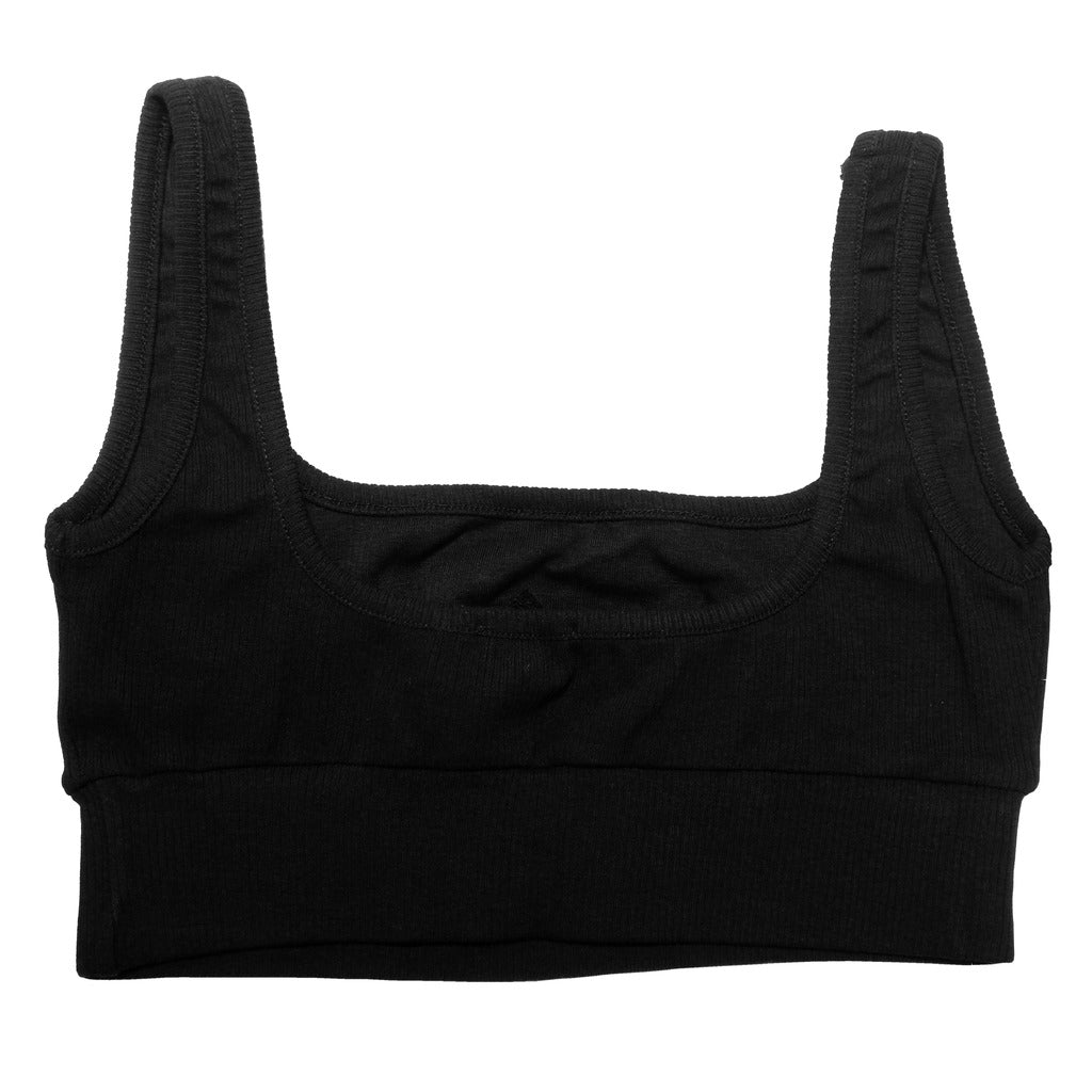 Comme Des Fuckdown Cotton Top Crop In Costina — view 2