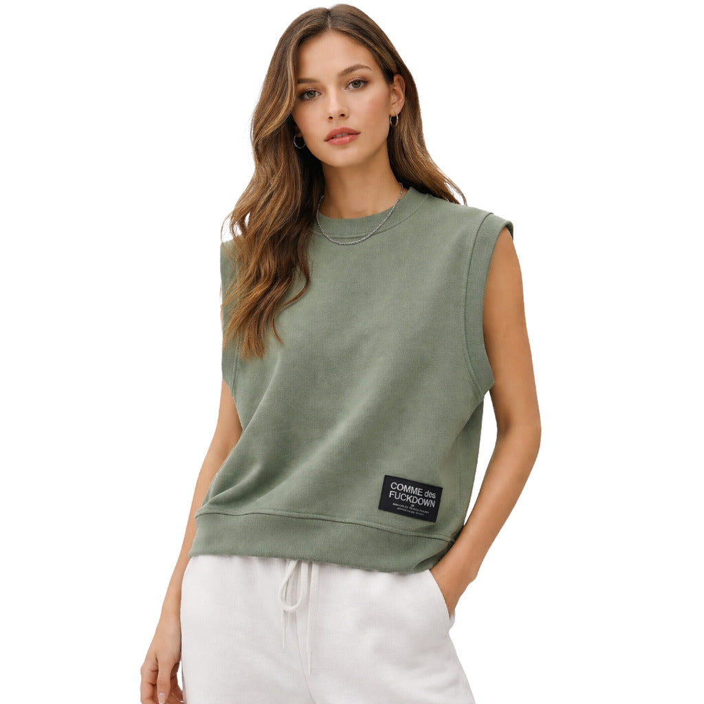 comme des fuckdown - Sweatshirts - cfabm01529-verde