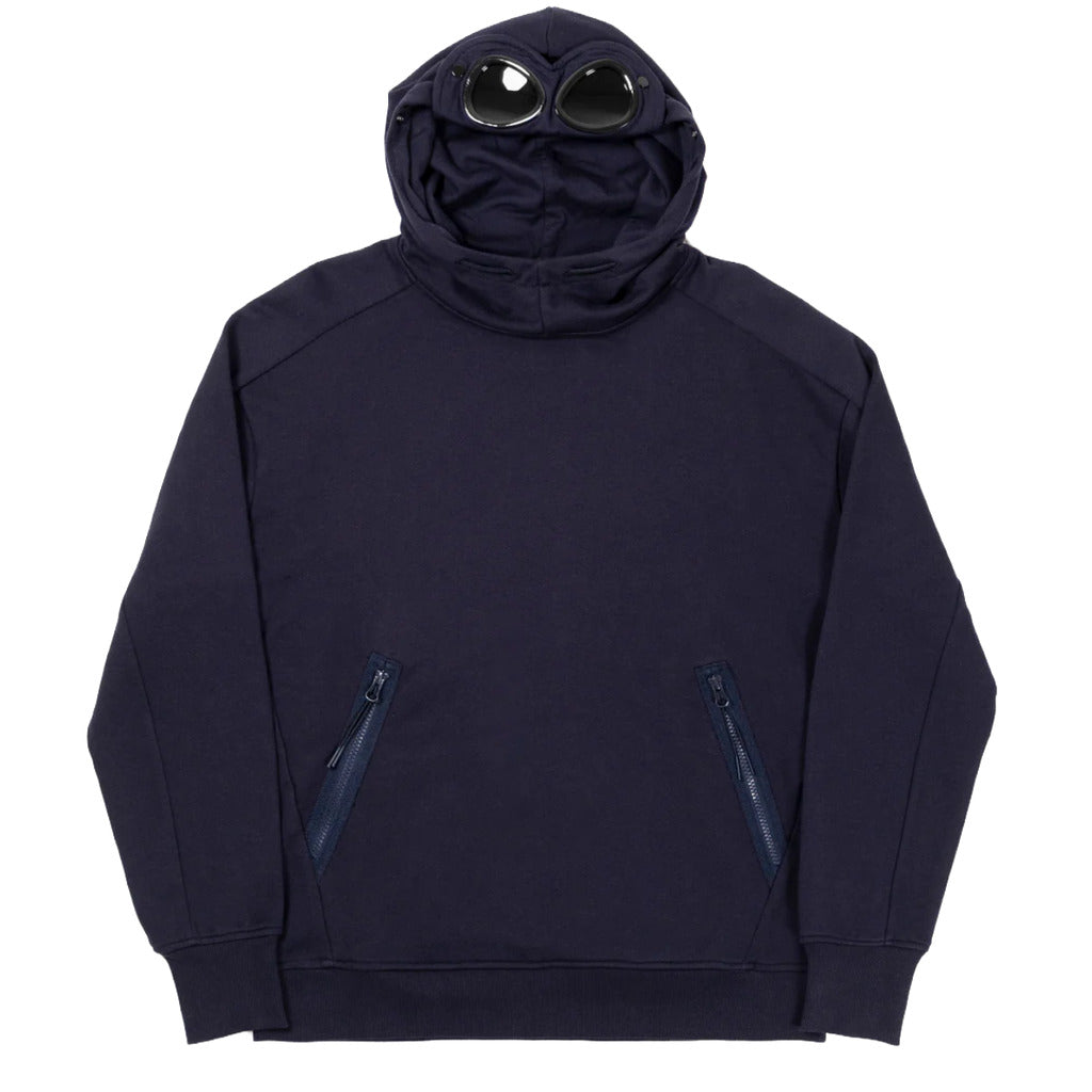 C.P. Company Cotton Sweatshirt Diagonal Goggles Blue