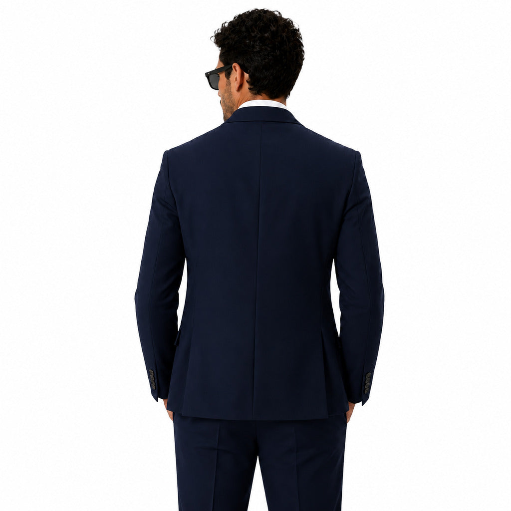 Dolce & Gabbana Jacket Double-Breasted Misto Wool Blue — view 2