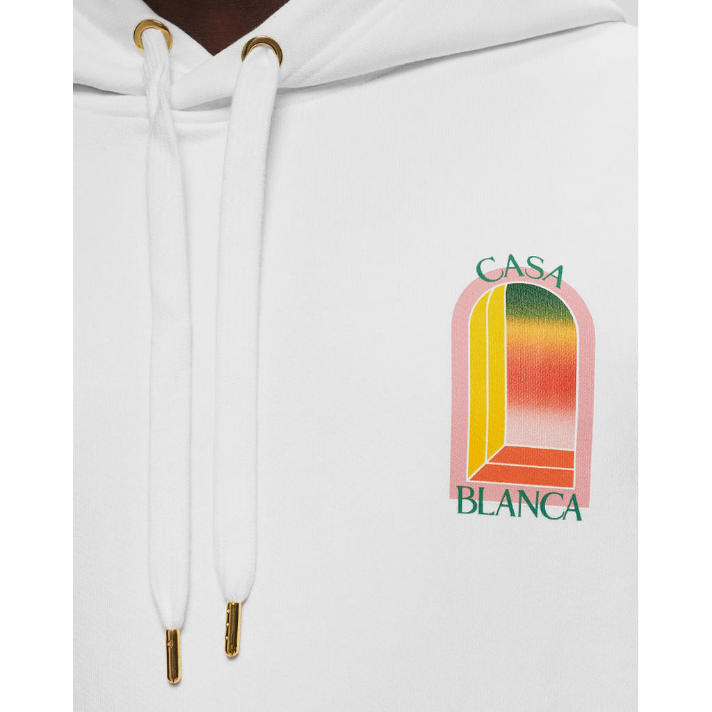 Casablanca Cotton Sweatshirt White — view 4