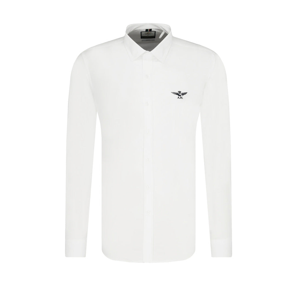 Aeronautica Militare Cotton Shirt White — view 6