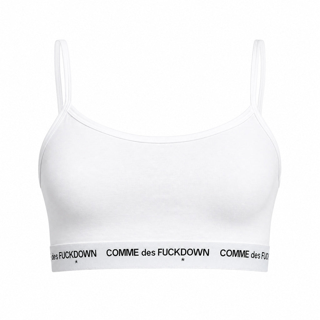 Comme Des Fuckdown Reggiseno Bianco