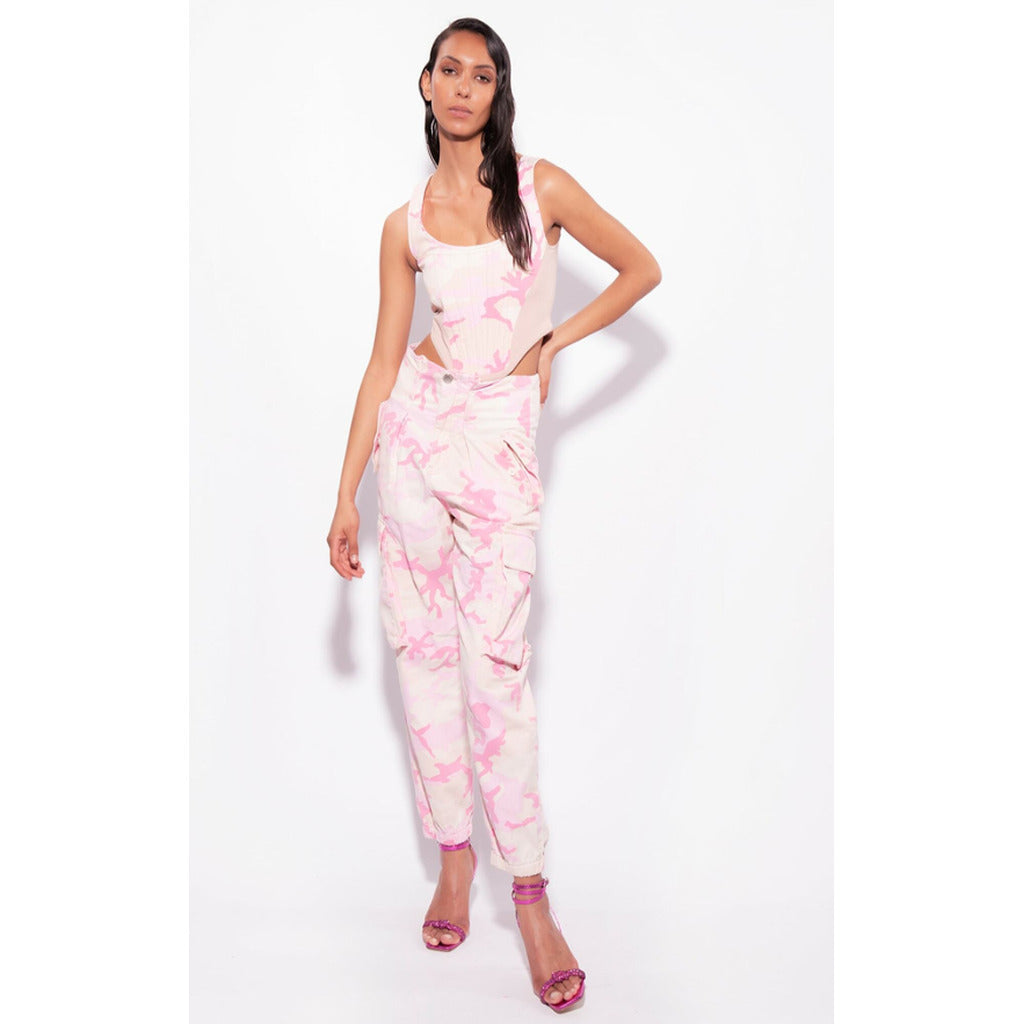 Pinko Cotton Trousers Fitness Cargo — view 3