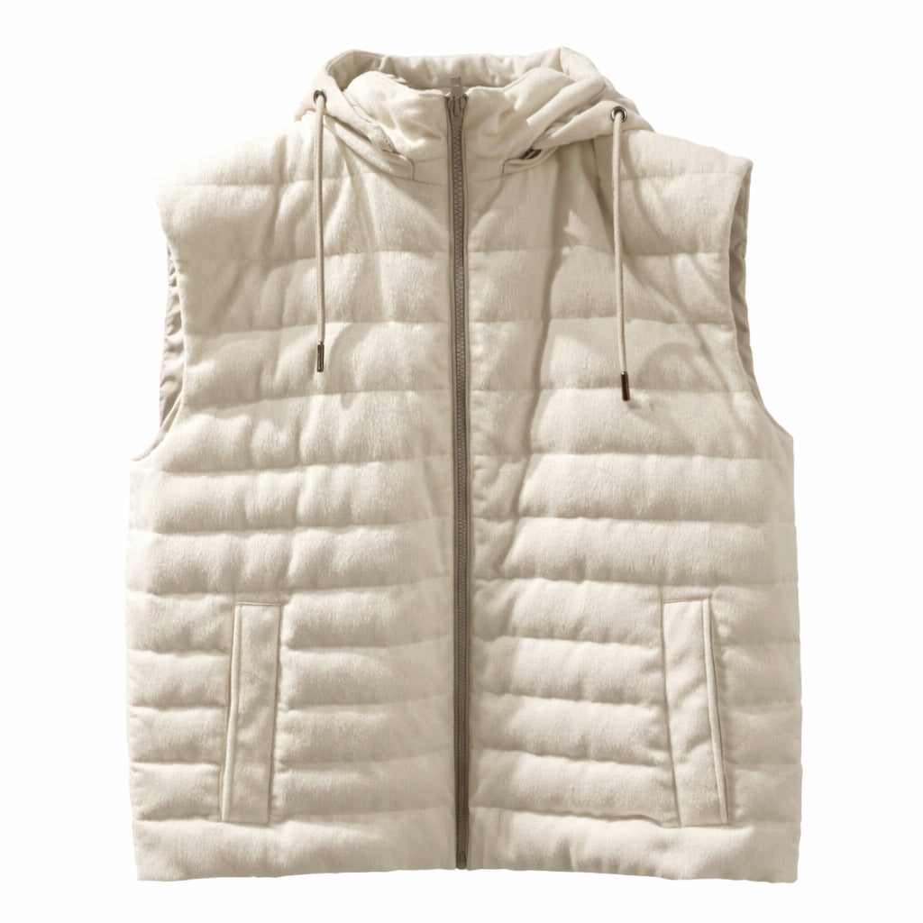 Herno gilet bianco, white