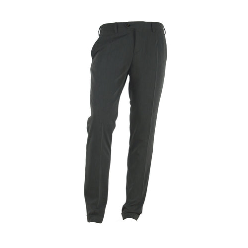 100% Milano Polyester Viscose Trousers Grey
