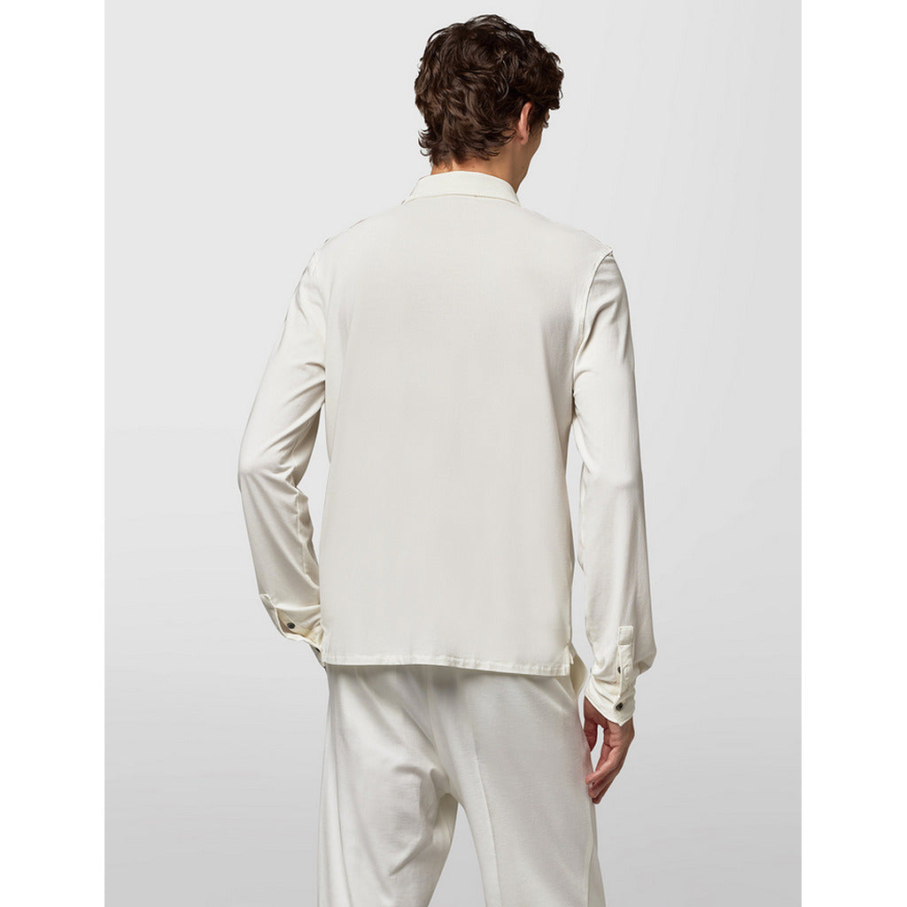 Alpha Studio Cotton Shirt Bianca White — view 3