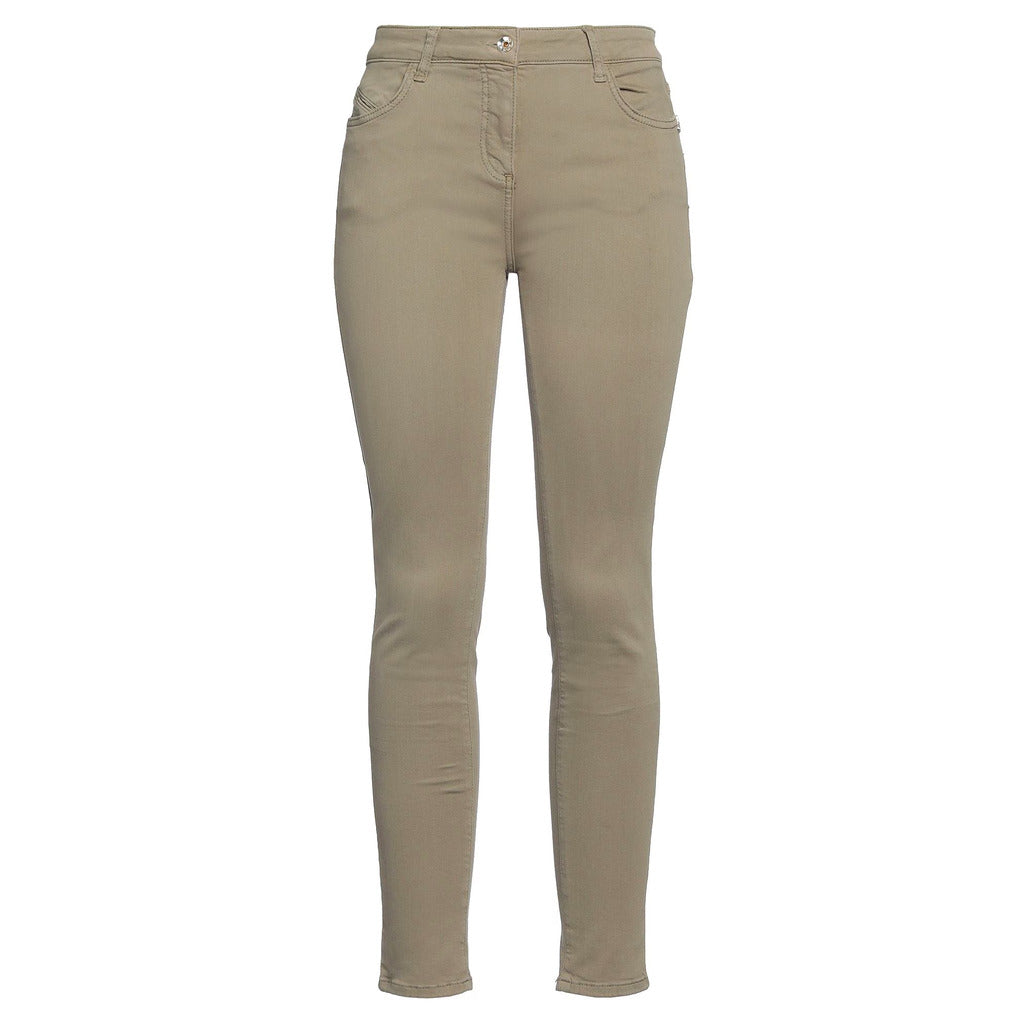 Patrizia Pepe Cotton Trousers Regular Jegging