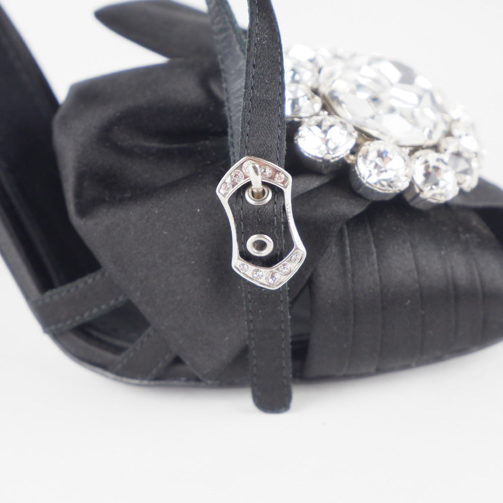 Dolce & Gabbana Satin Heels Black — view 5