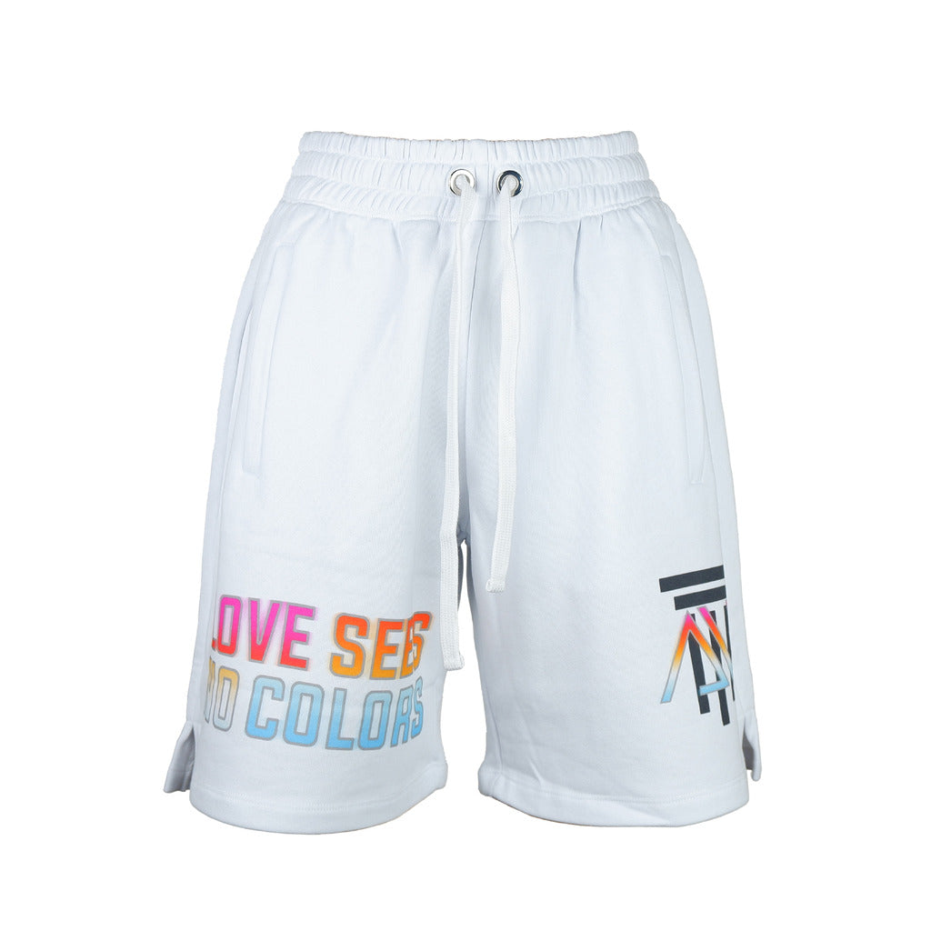 Diego Venturino Women'S Shorts In Cotton With Drawstring, Side