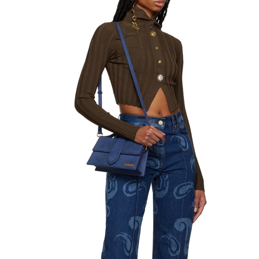 Jacquemus Le Grand Bambino Crossbody Bag, blue