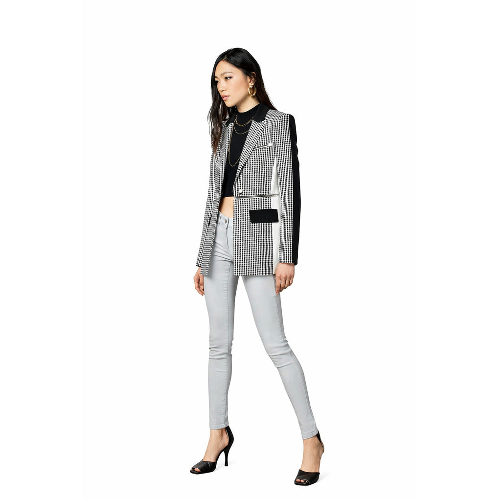Patrizia Pepe Cotton Trousers Skinny Grigi — view 5