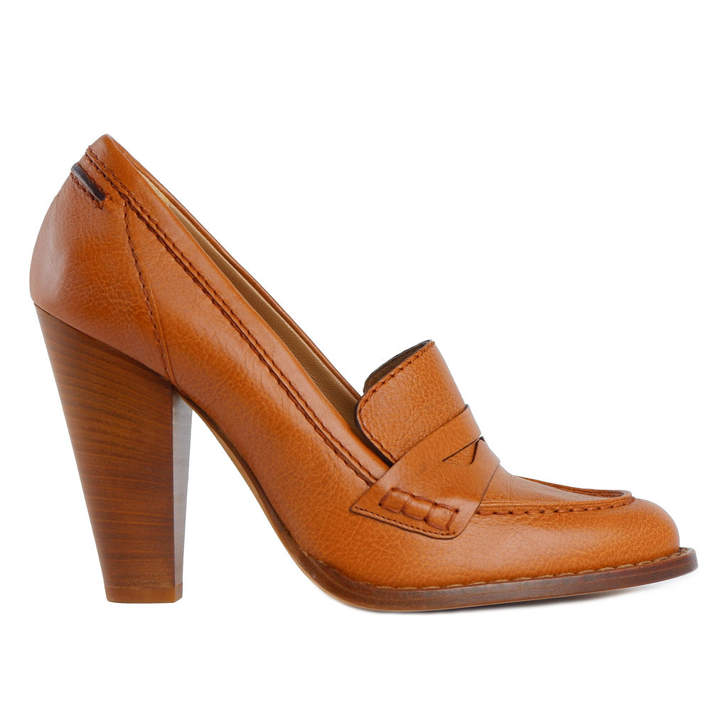 D&G Leather Heels Camel