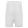 Alpha Studio Linen Bermuda Lino Navetta White