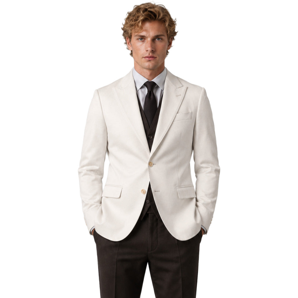 Dolce & Gabbana Jacket Single-Breasted Bianca White