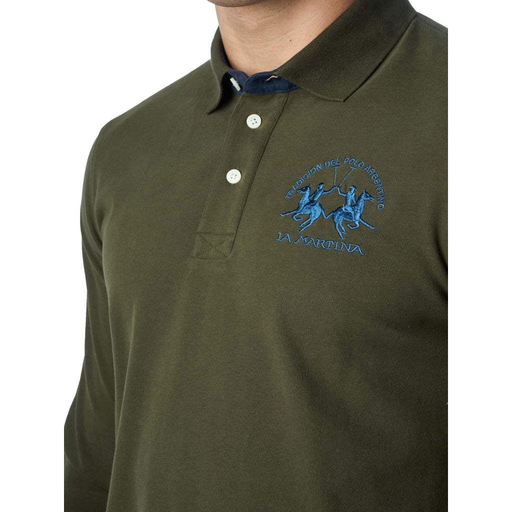 La Martina Man Polo Heavy Jersey Green — view 3