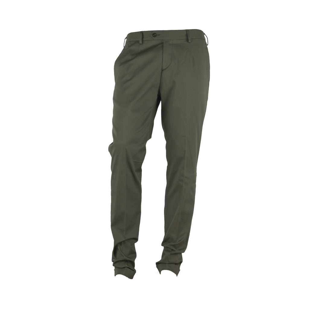 100% Milano Cotton Trousers Green