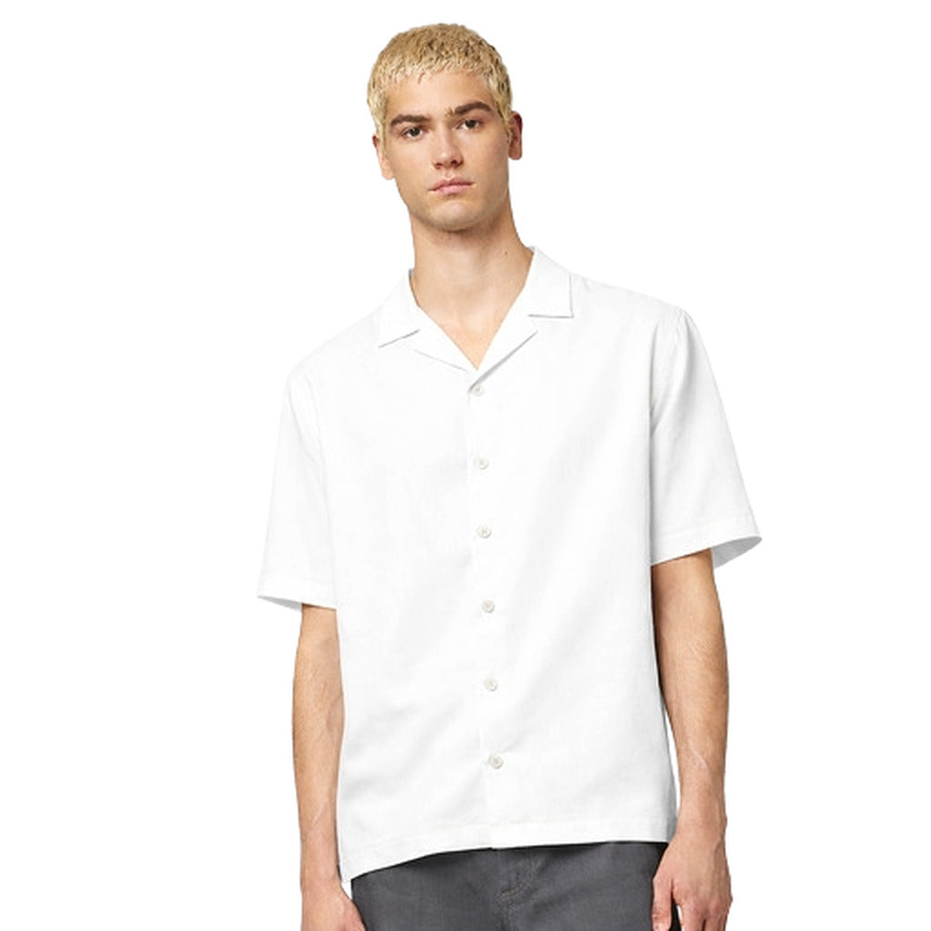 alpha studio - Shirts - au-1470l-bianco
