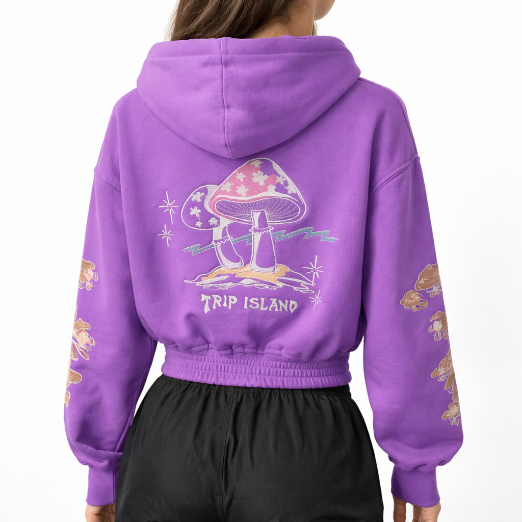 Comme Des Fuckdown Cotton Sweatshirt Short Hooded — view 2