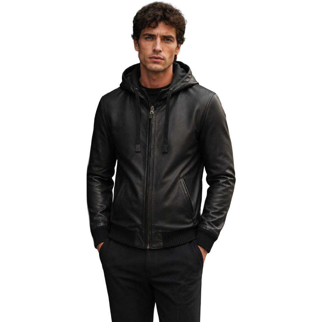 dolce & gabbana - Jackets - giacca in pelle nera