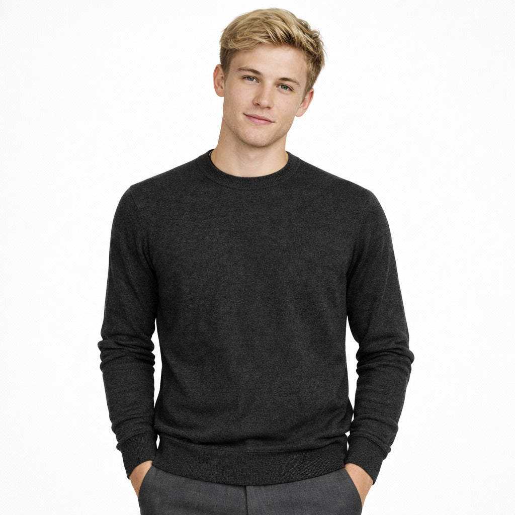 Emilio Romanelli Cashmere Crewneck Antracite