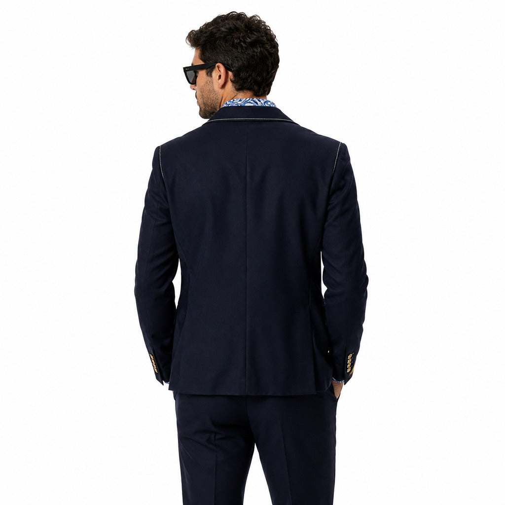Dolce & Gabbana Wool Jacket Double-Breasted Imputure Blue — view 2