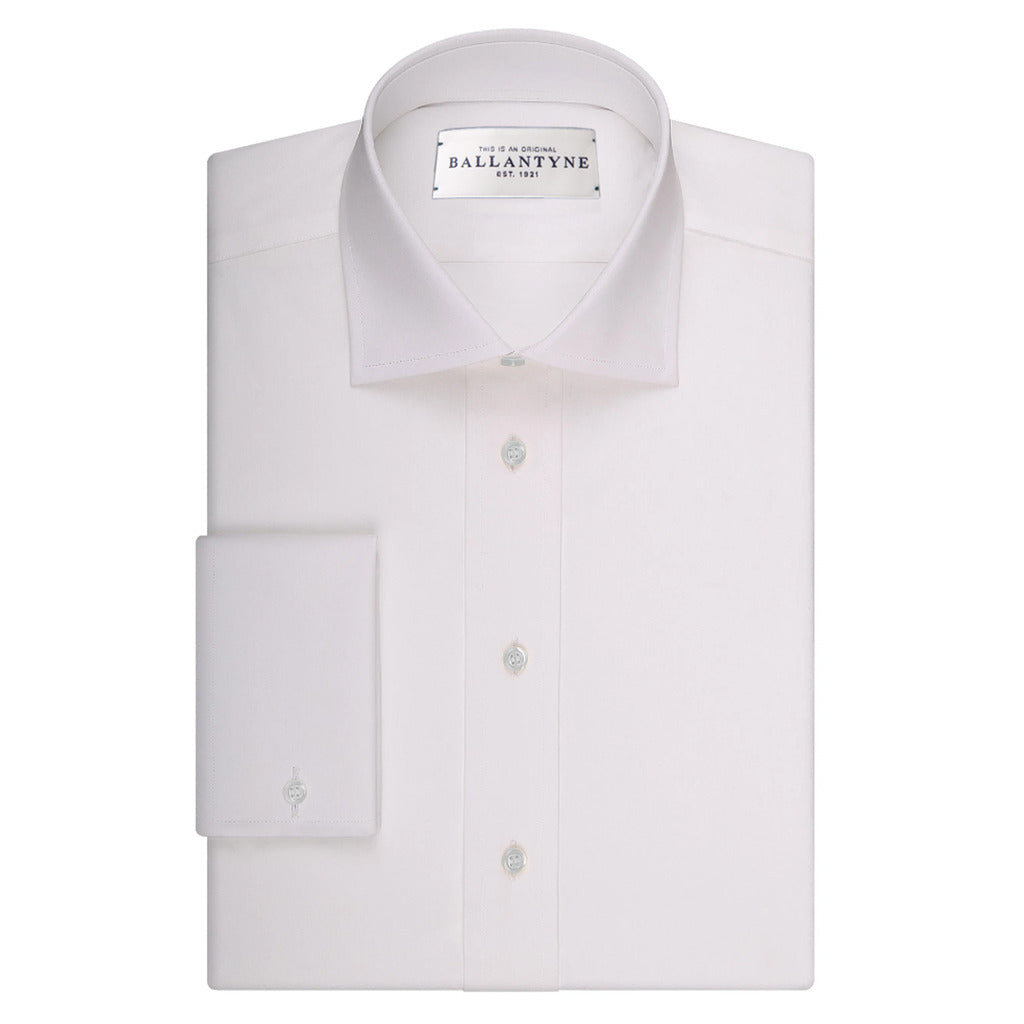 Ballantyne Cotton Shirt Bianca White — view 4