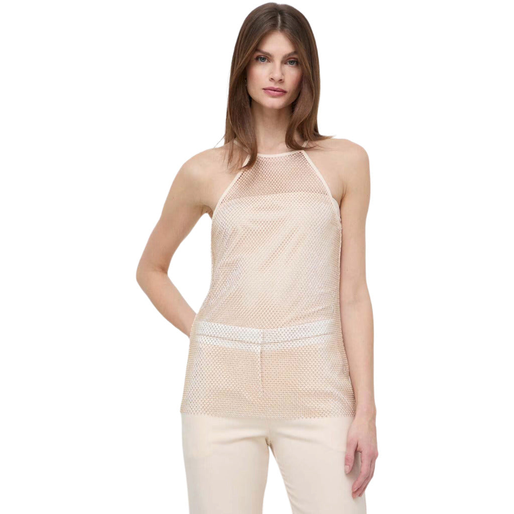 Patrizia Pepe Top Beige Astral Blush