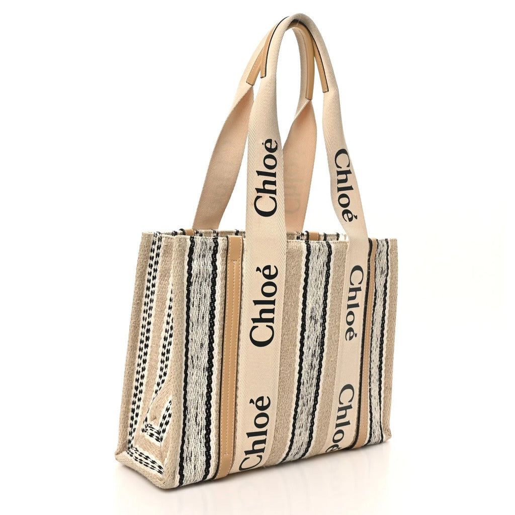 Chloé canvas Cotton Crossbody Bag Beige — view 2