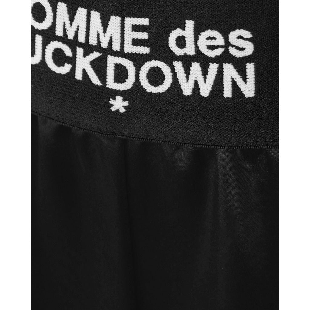 Comme Des Fuckdown Satin Trousers Raso Neri — view 4
