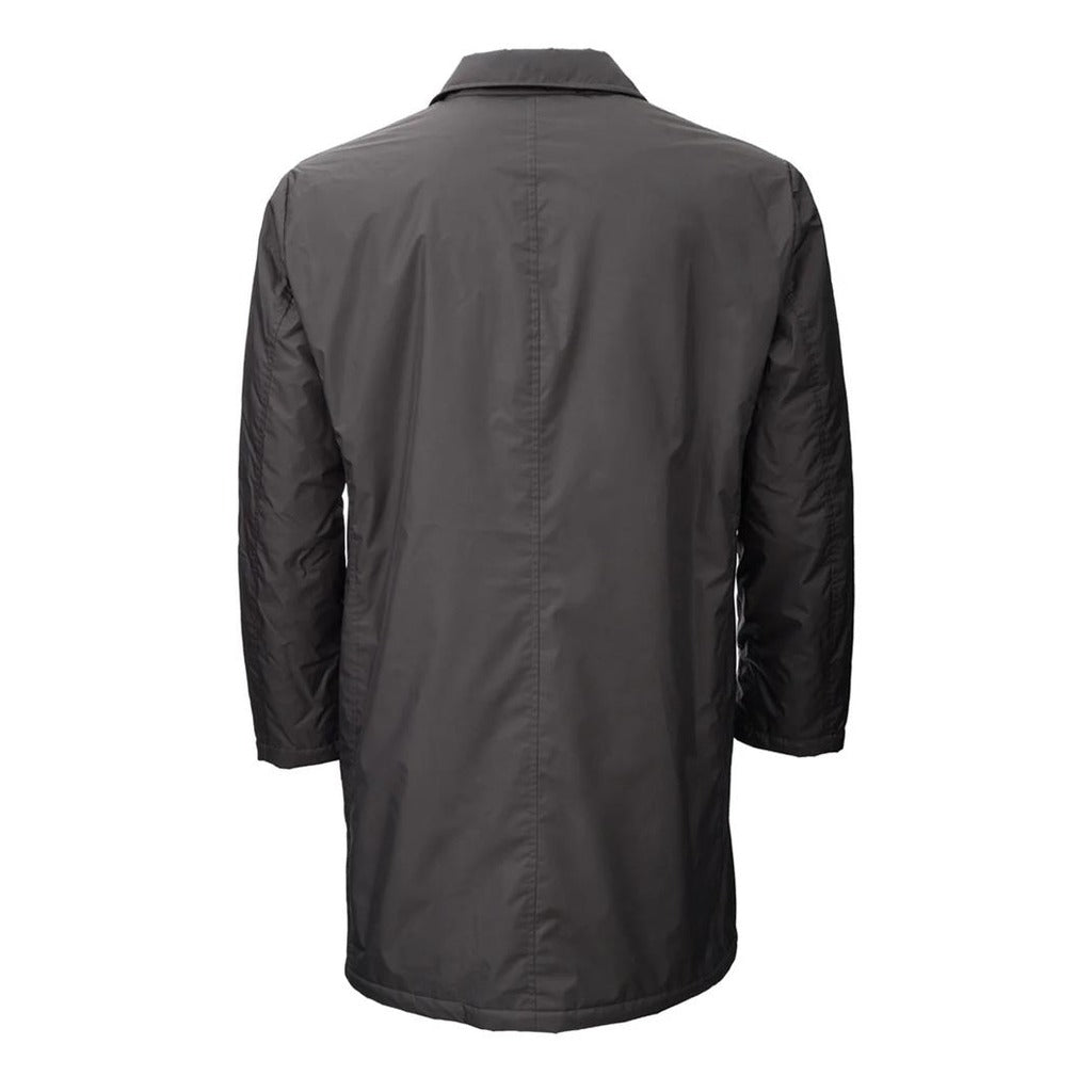 Add Long Brown Trench Coat With Thermal Ping — view 3