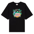 Casablanca Cotton T-Shirt Casa Beach Wave Black