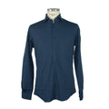 100% Milano Cotton Shirt Blue
