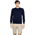 Alpha Studio Cotton Sweater Midnight Blue