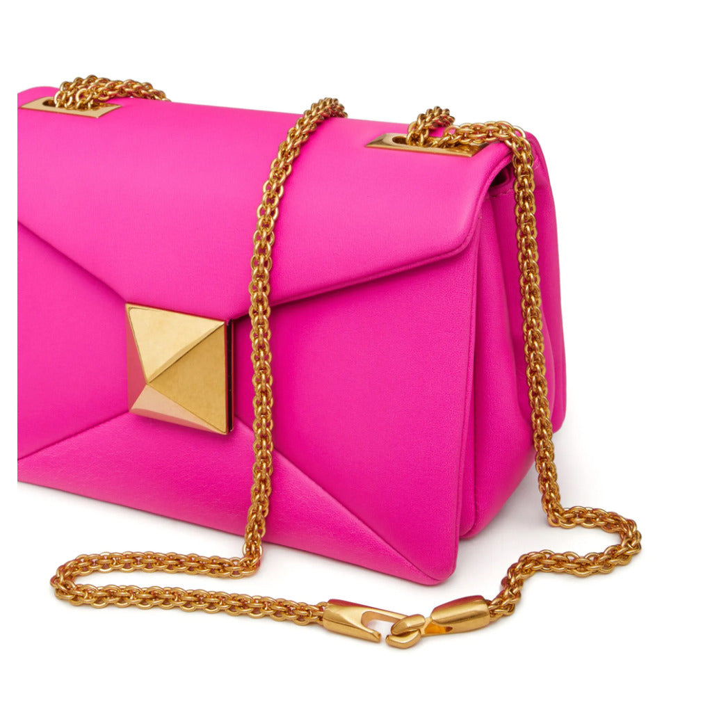 Valentino Garavani Lambskin Crossbody Bag Fuchsia — view 5