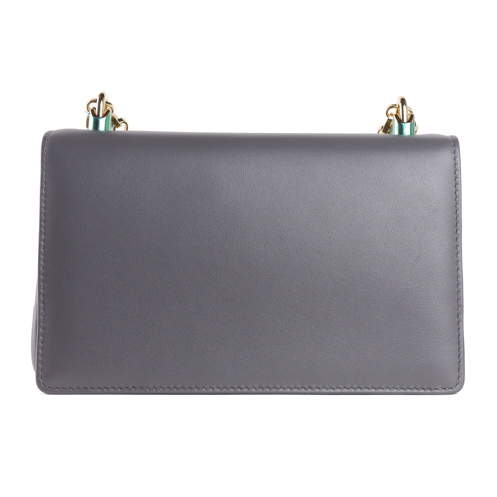 Dolce & Gabbana Calfskin Crossbody Bag Grey — view 2