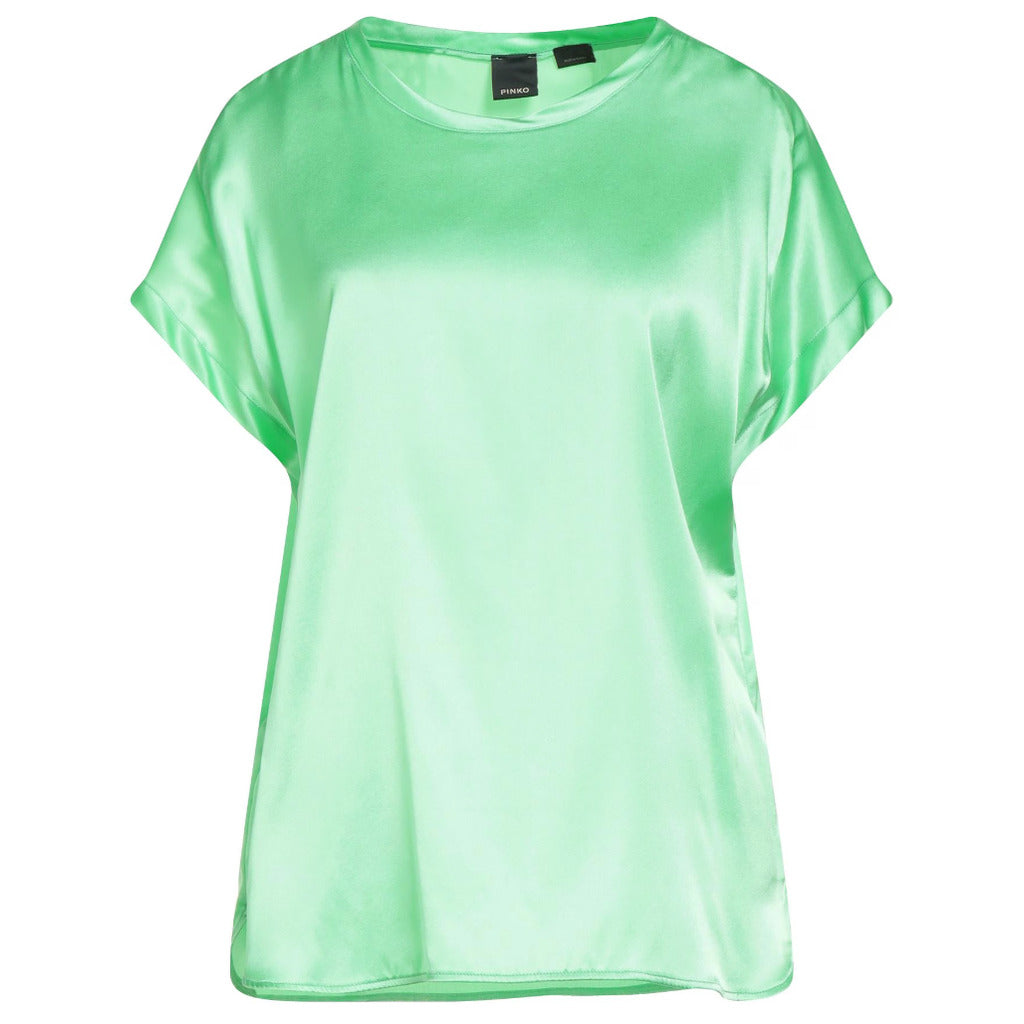 Pinko Silk Farida Blusa Verde