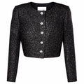 Patrizia Pepe Jacket Cropped Black
