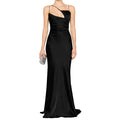 The Attico Dress Lungo Smanicato Black