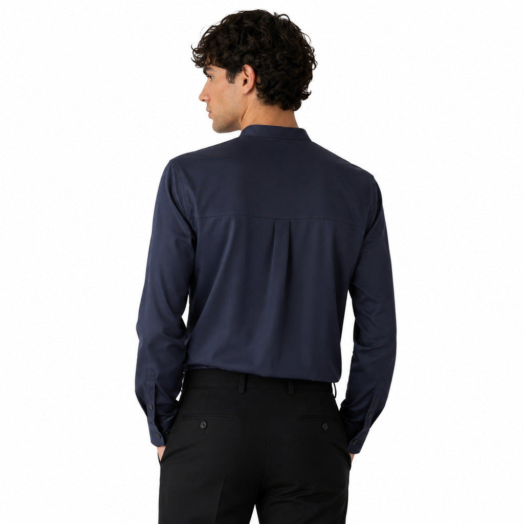 Dolce & Gabbana Silk Shirt Colletto Coreano — view 2