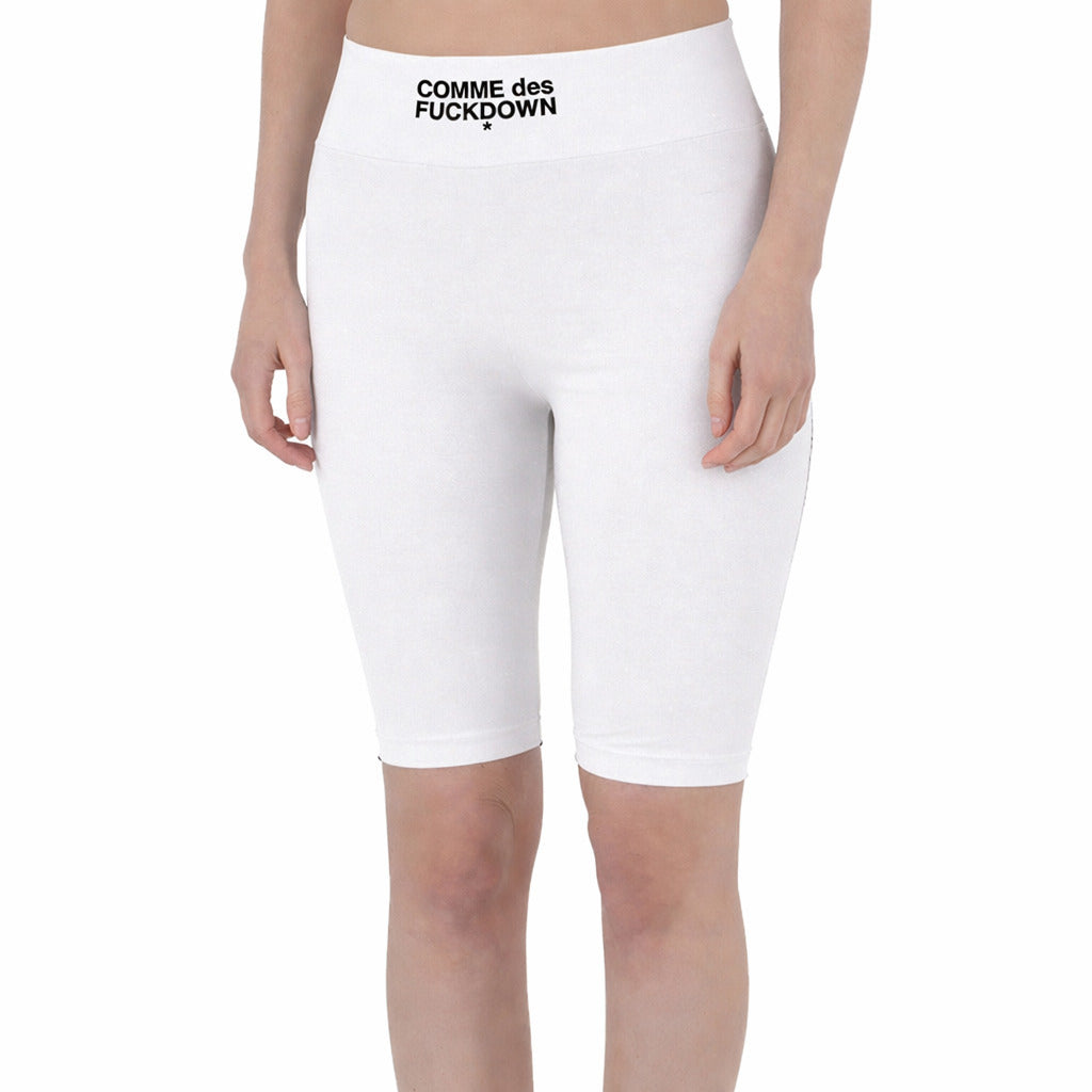 Comme Des Fuckdown Leggings In Cotone Bianco