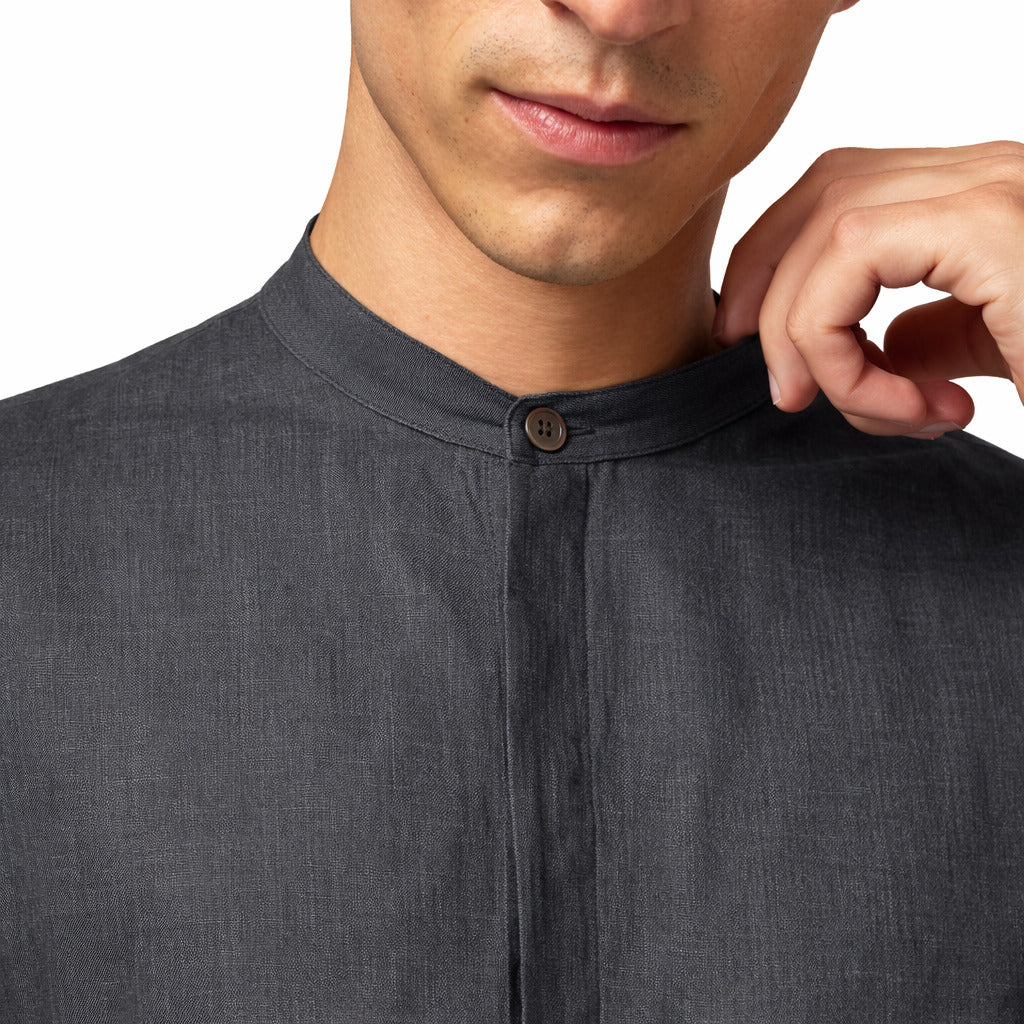 alpha studio - Shirts - au-1461l-grigio